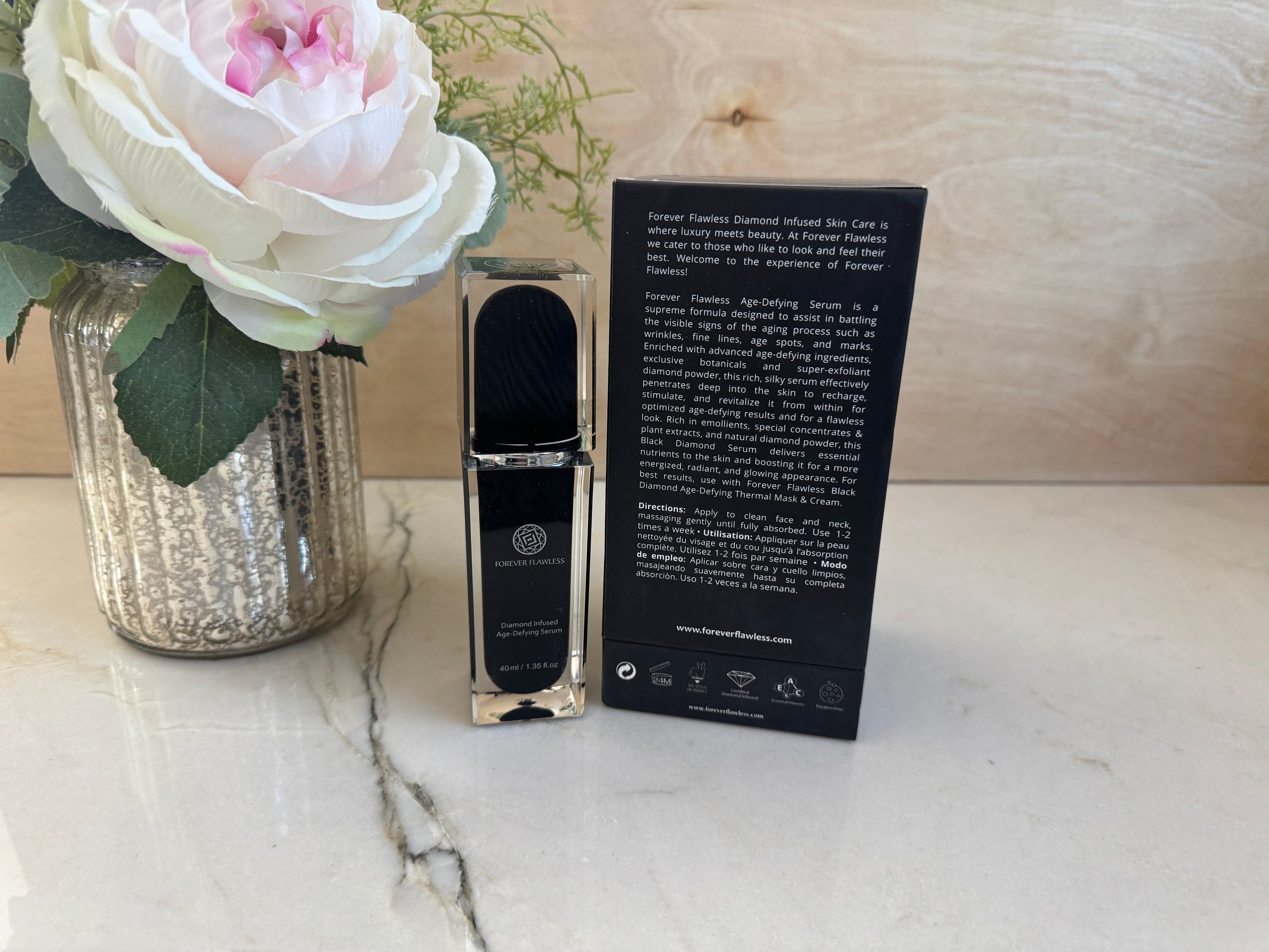 Diamond-Infused Age-Defying Facial serum by Forever Flawless