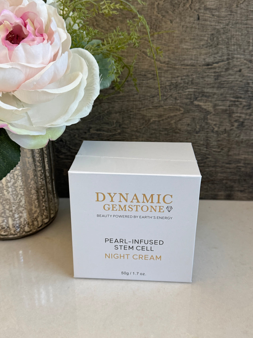 Pearl Infused Stem Cell Facial Night Cream by Dynamic Gemstone