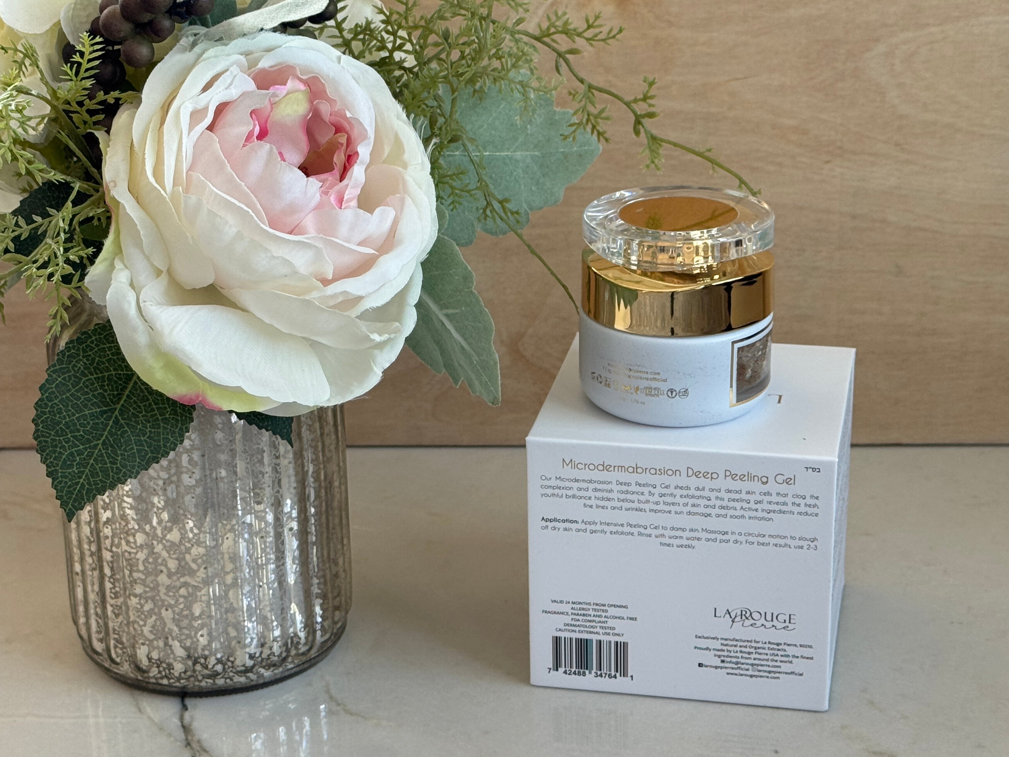 Microdermabrasion Deep Peeling Facial Gel by La Rouge Pierre