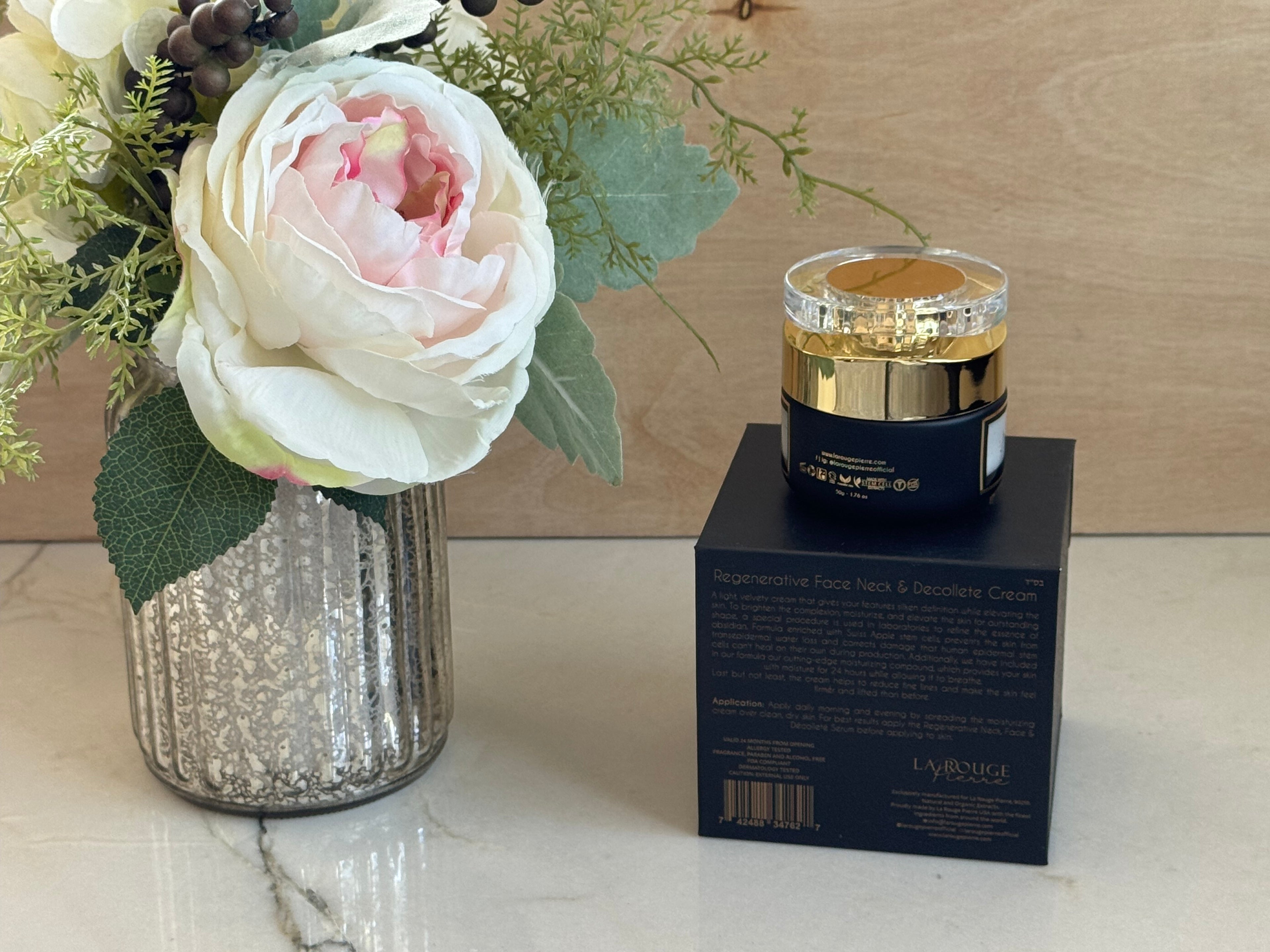 Regenerative Face, Neck & Decollete cream by La Rouge Pierre