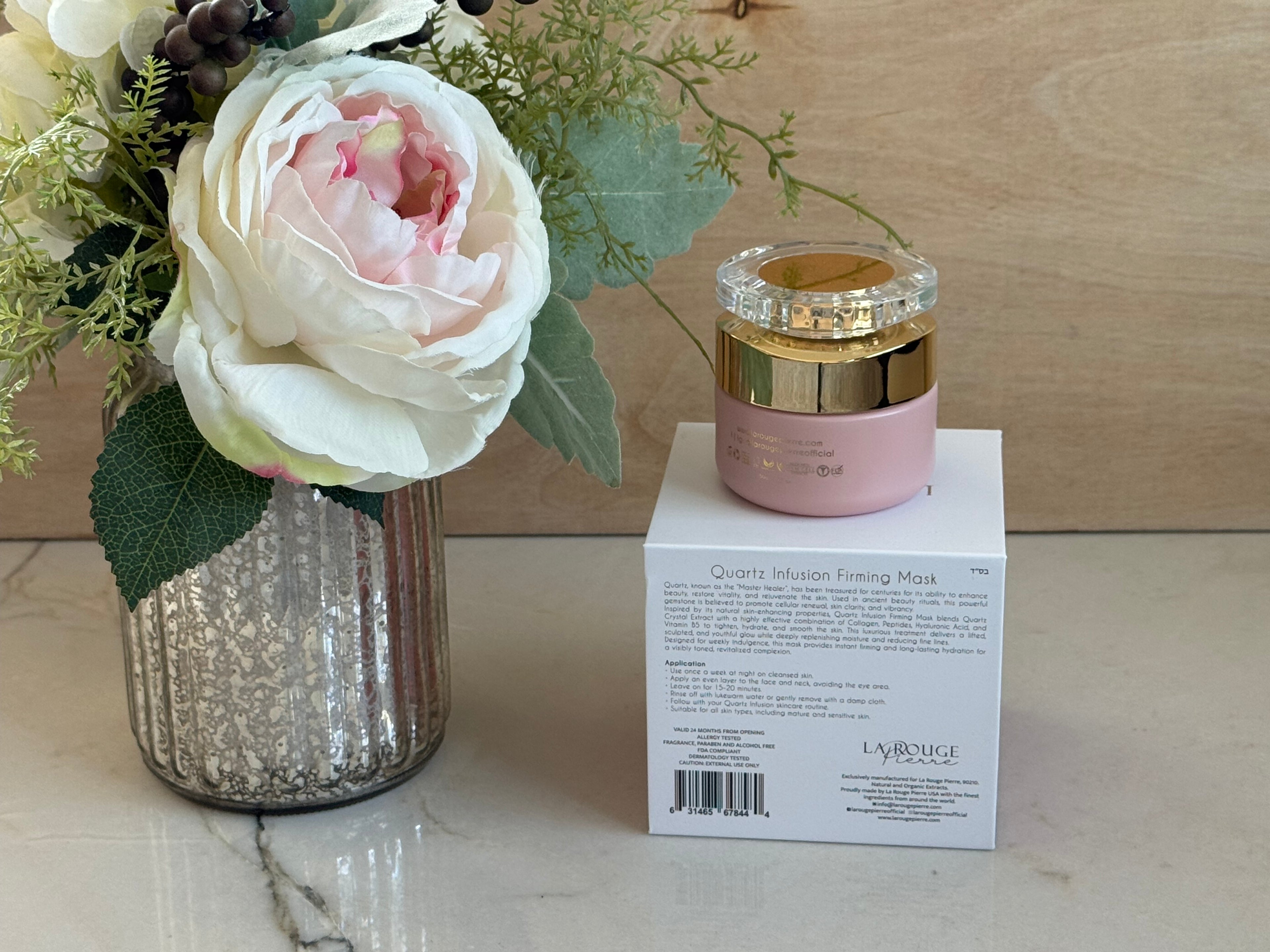 Quartz Infusion Firming Facial mask by La Rouge Pierre