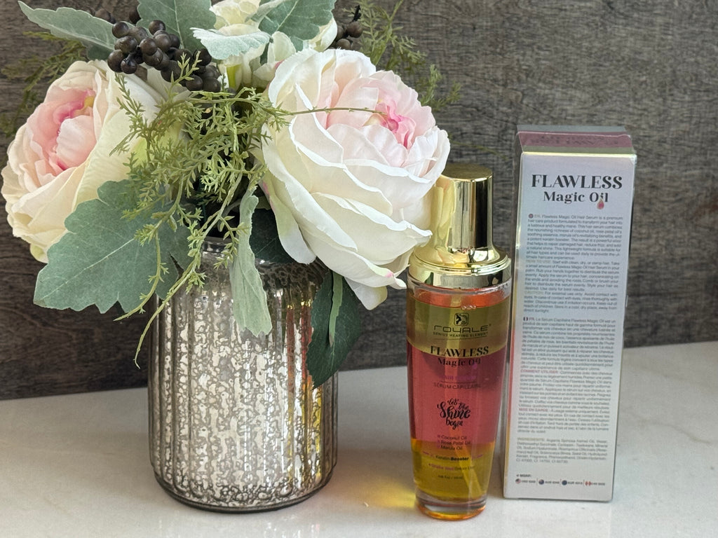 Hair Facial serum (Coconut Oil, Rose Petal Oil & Marula Oil with Keratin Booster)