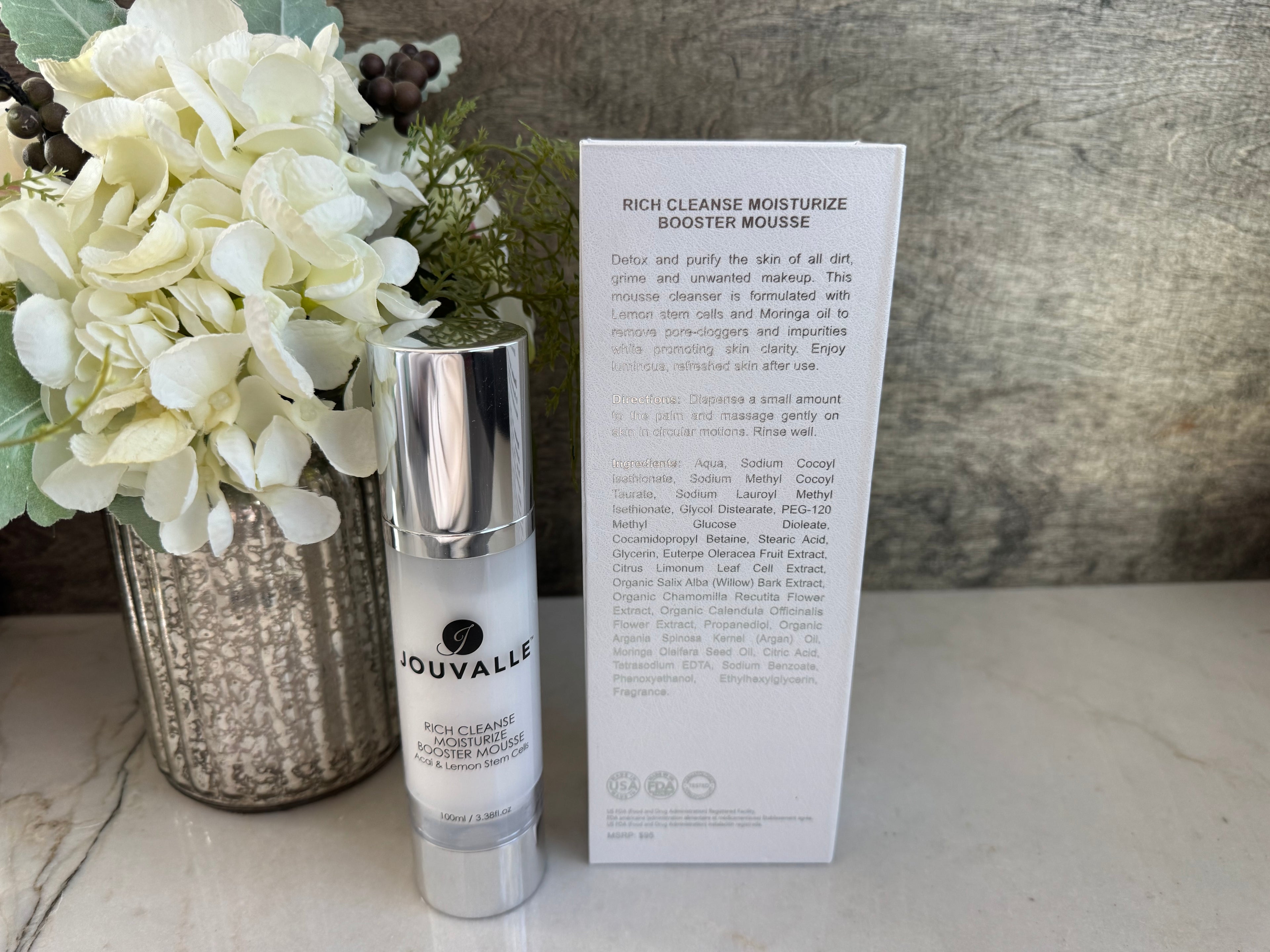 Rich Cleanse Moisturize Booster Facial Mousse