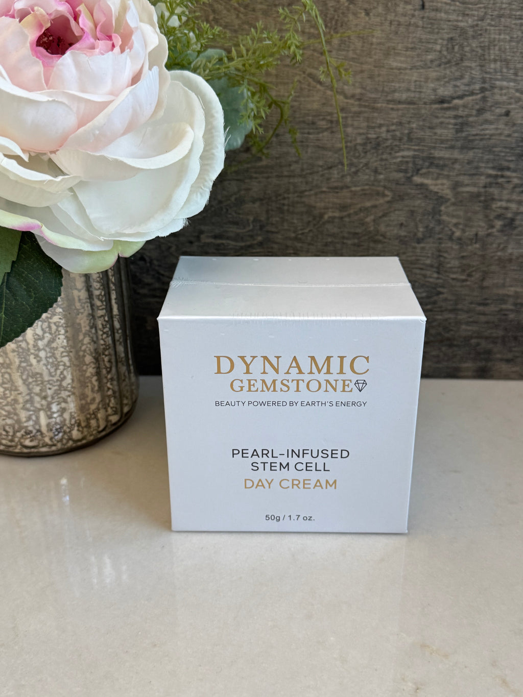 Pearl Infused Stem Cell Facial Day Cream by Dynamic Gemstone