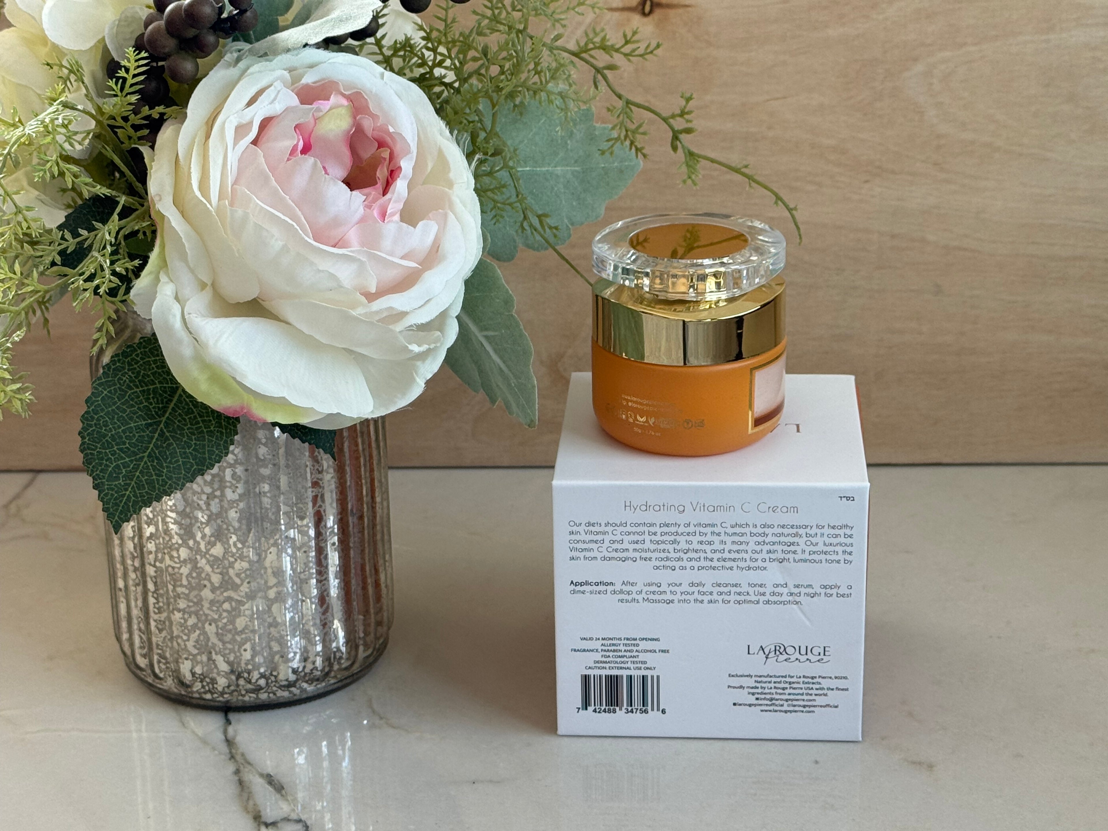 Hydrating Vitamin C Facial cream by La Rouge Pierre
