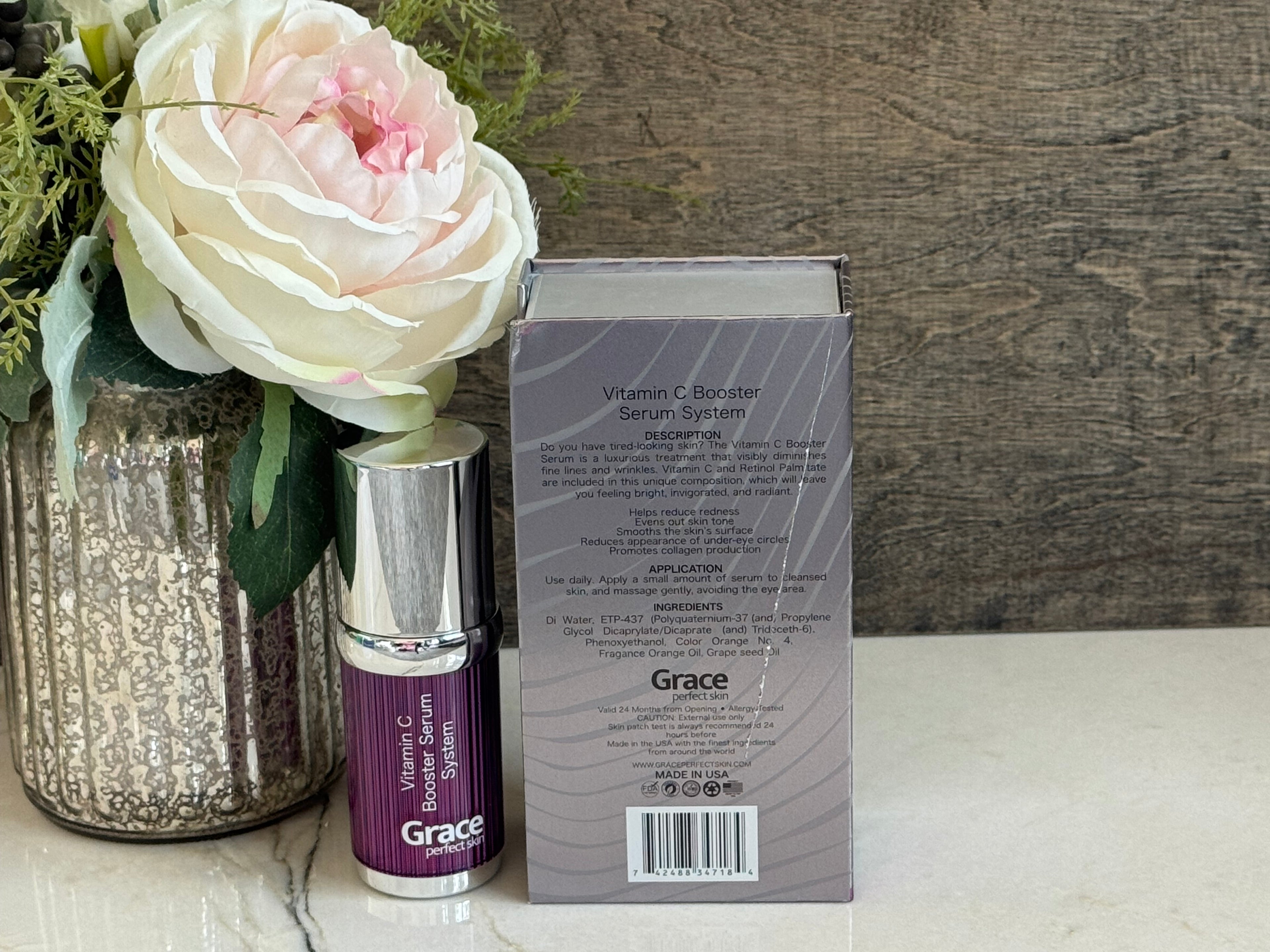 Vitamin C Booster Facial serum System by Grace Perfect Skin