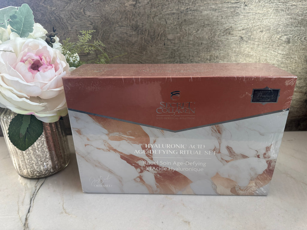 Hyaluronic Acid Age-Defying Ritual Facial set by Secret Collagen