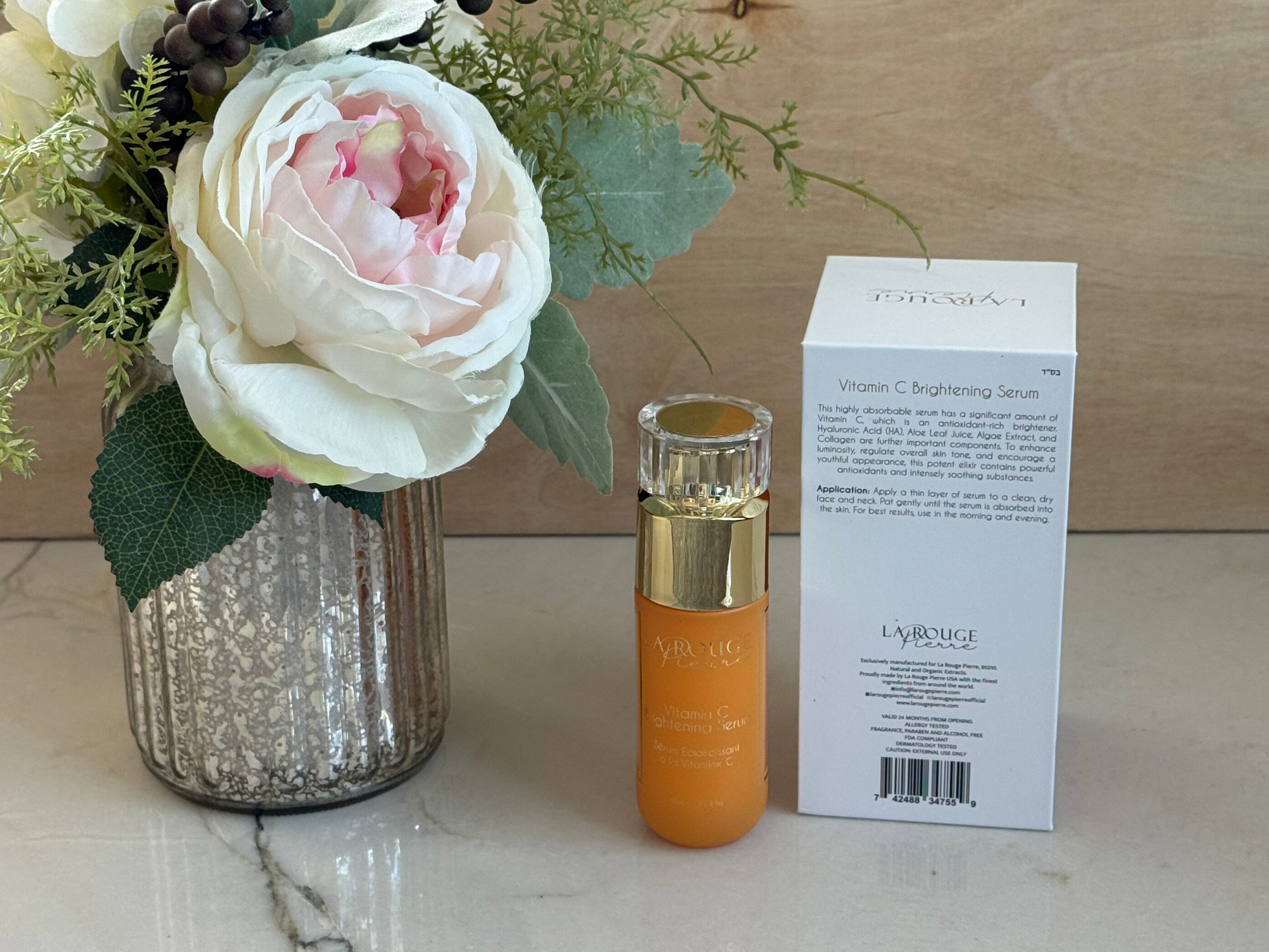Vitamin C Brightening Facial serum by La Rouge Pierre
