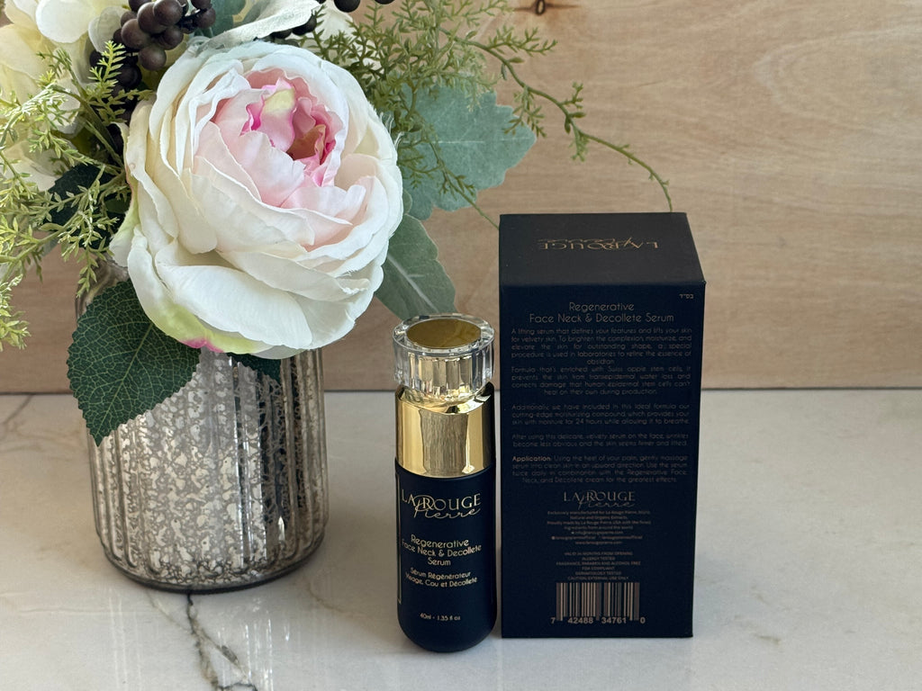Regenerative Face, Neck & Chest serum by La Rouge Pierre