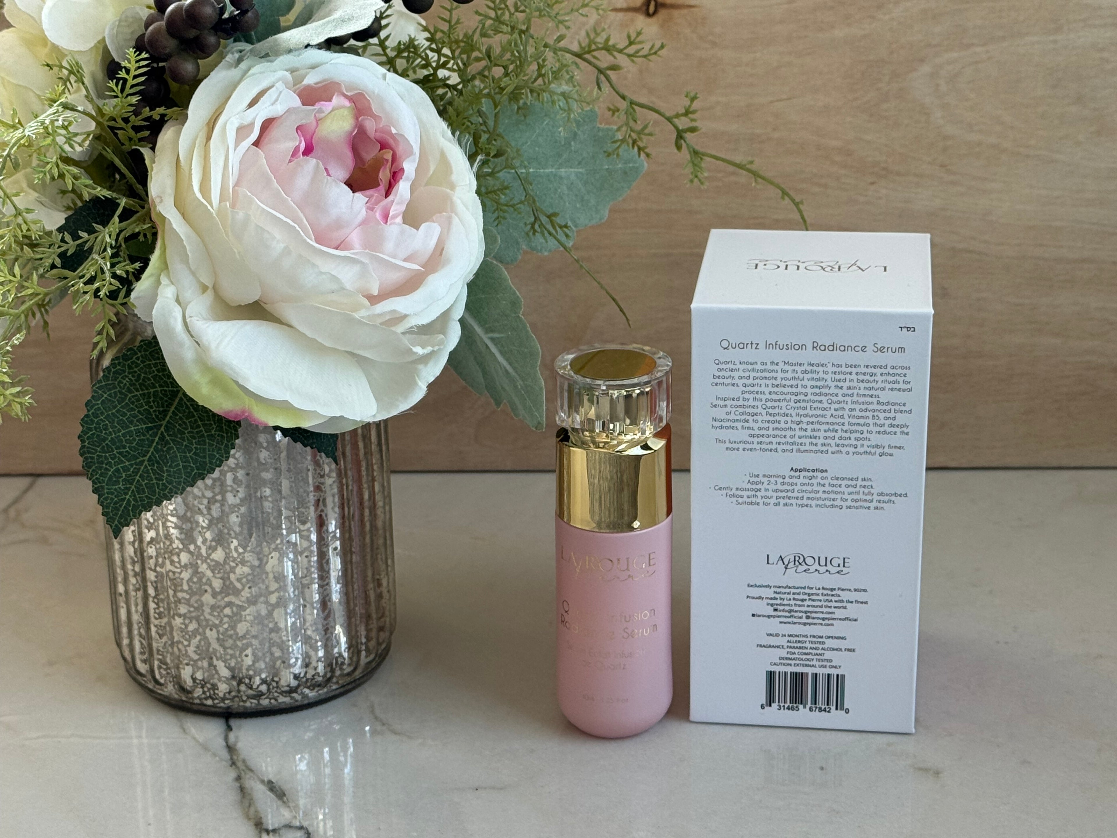 Quartz Infusion Radiance Facial serum by La Rouge Pierre