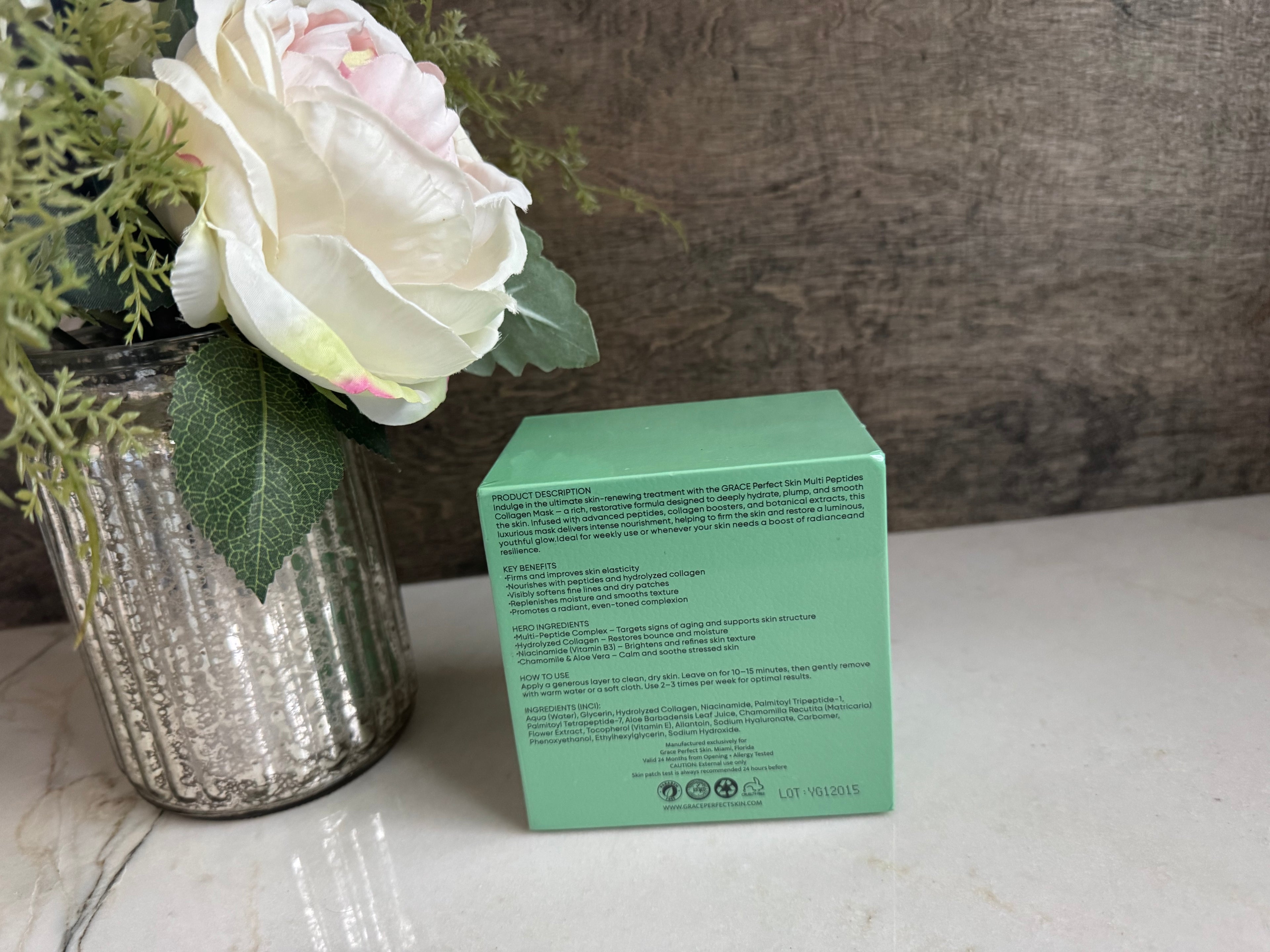 Multi-Peptide Collagen Facial mask by Grace Perfect Skin
