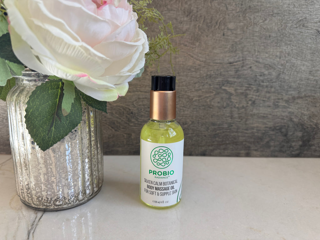 Silken Calm Botanical Body Massage Oil by Probio Radiance