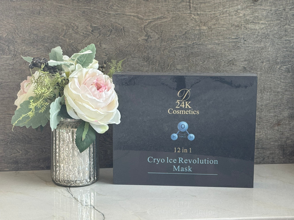 Cryo Ice Revolution Facial mask (12 ct) by D24K Cosmetics