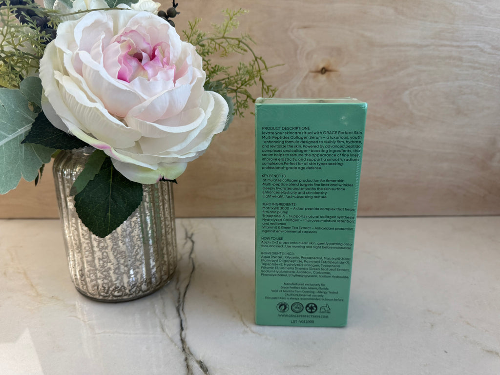 Multi-Peptide Collagen Facial serum by Grace Perfect Skin