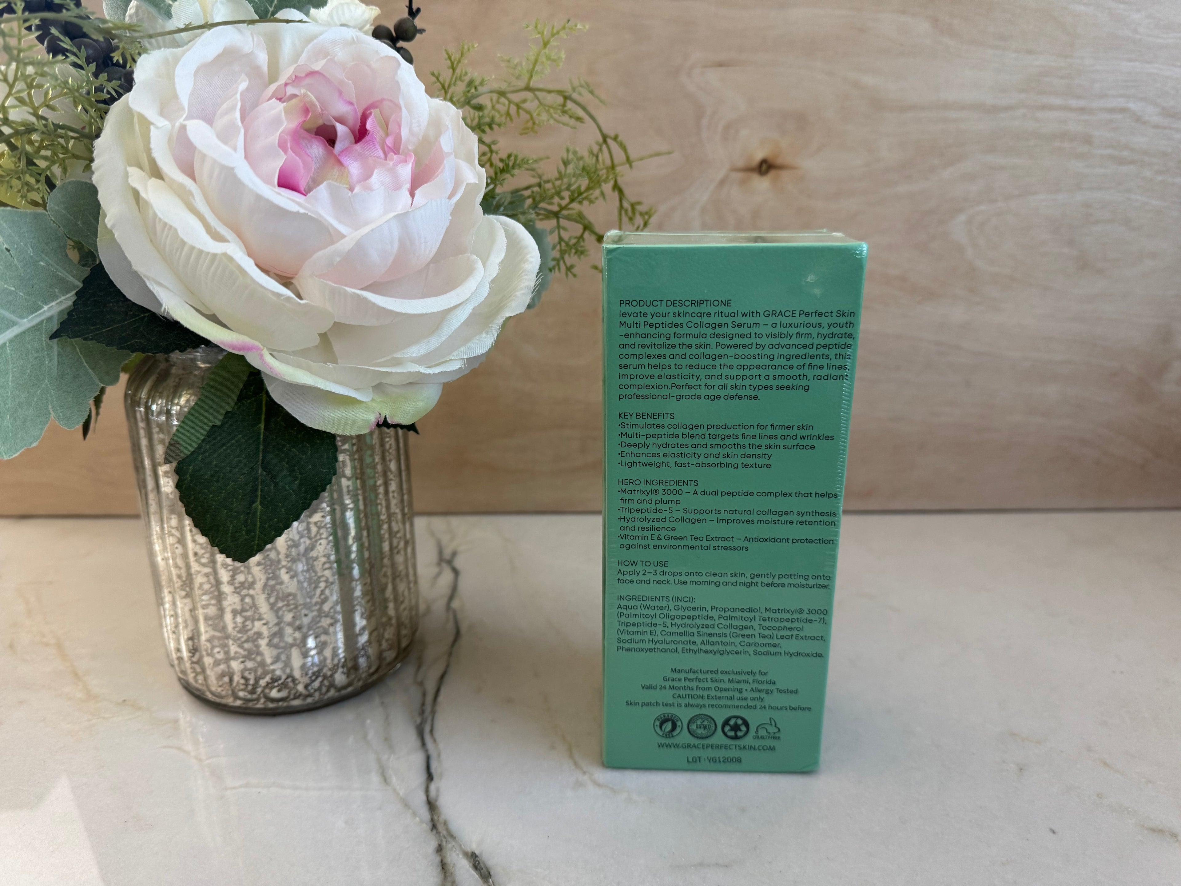 Multi-Peptide Collagen Facial serum by Grace Perfect Skin