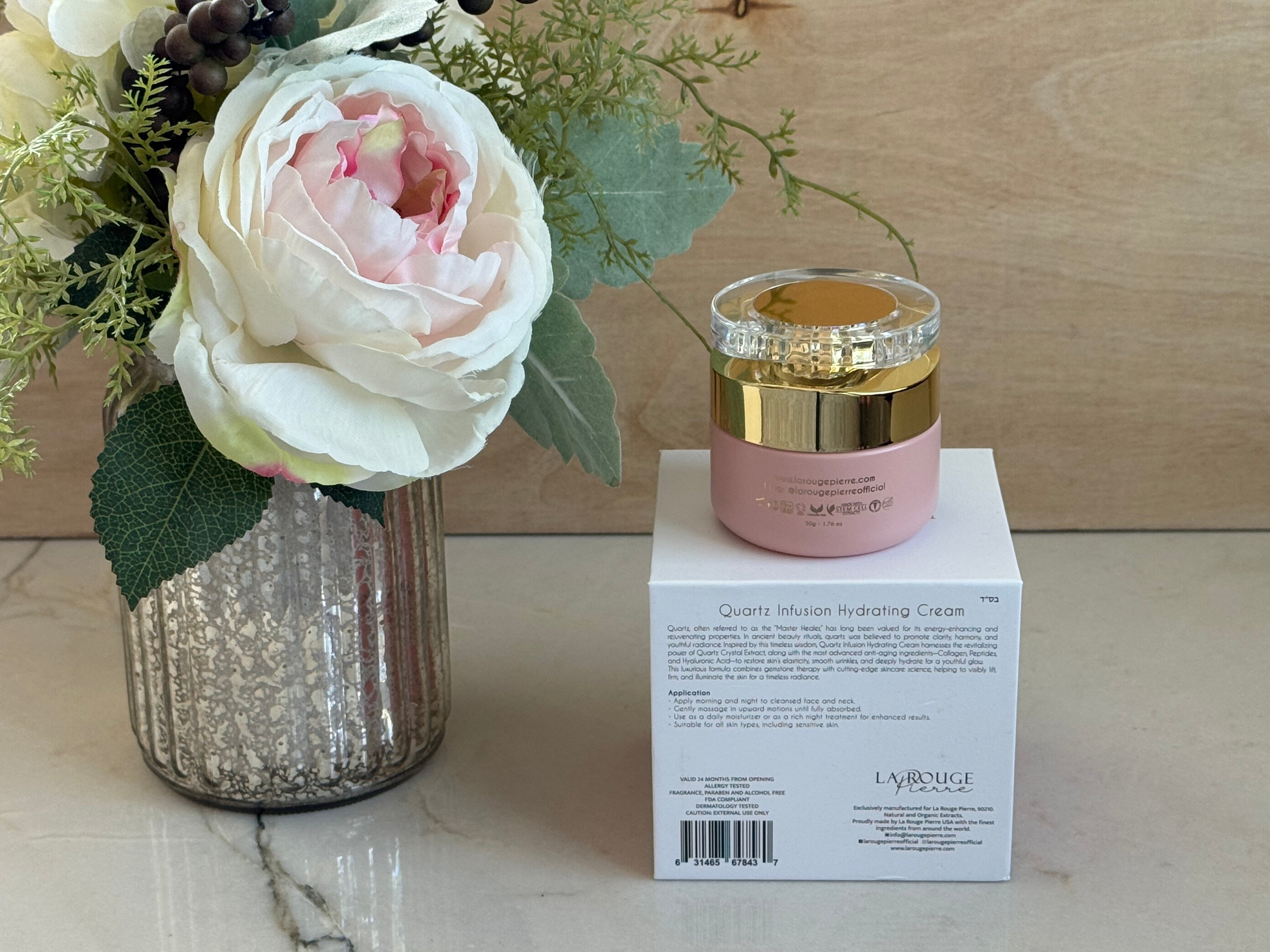 Quartz Infusion Hydrating Facial cream by La Rouge Pierre