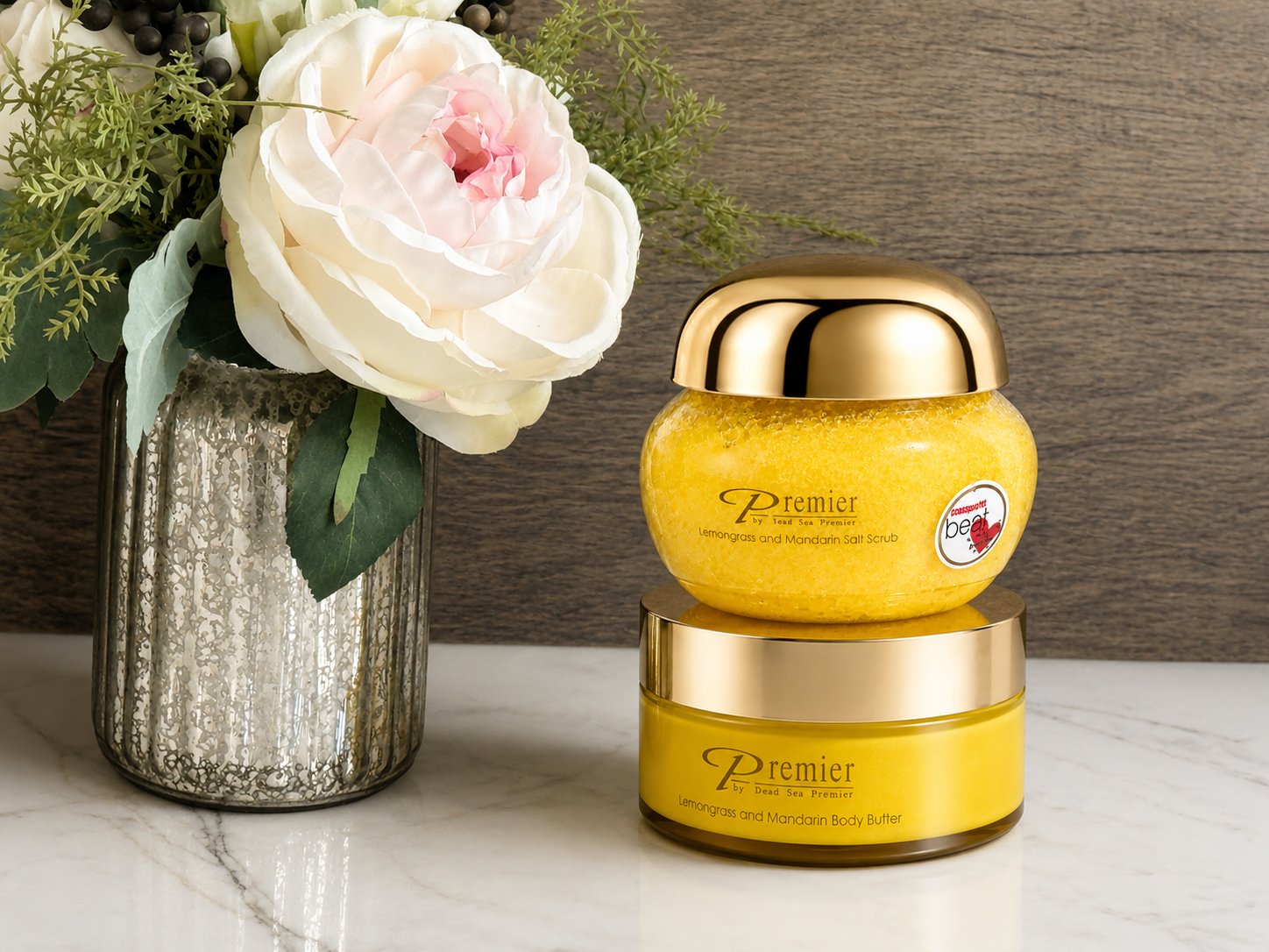 Premier Lemongrass & Mandarin Luxury Body Duo