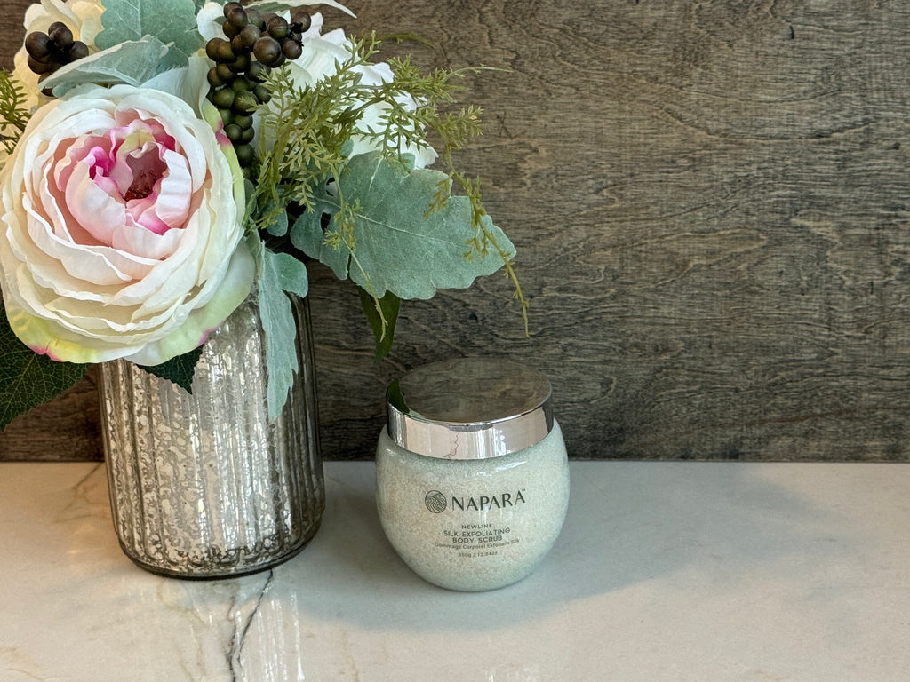 Newline Silk Exfoliating Body Scrub by Napara