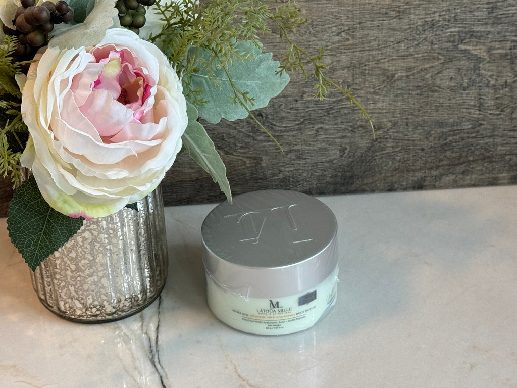 Hydra Silk Aromatic Milk & Honey Body Butter by Latoua Mille