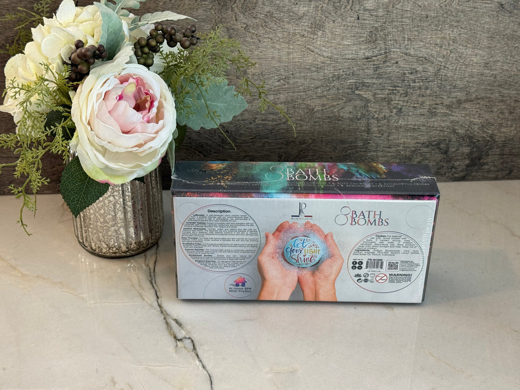 Skin Rejuvenating Spa Bath Bombs – 8 Piece collection