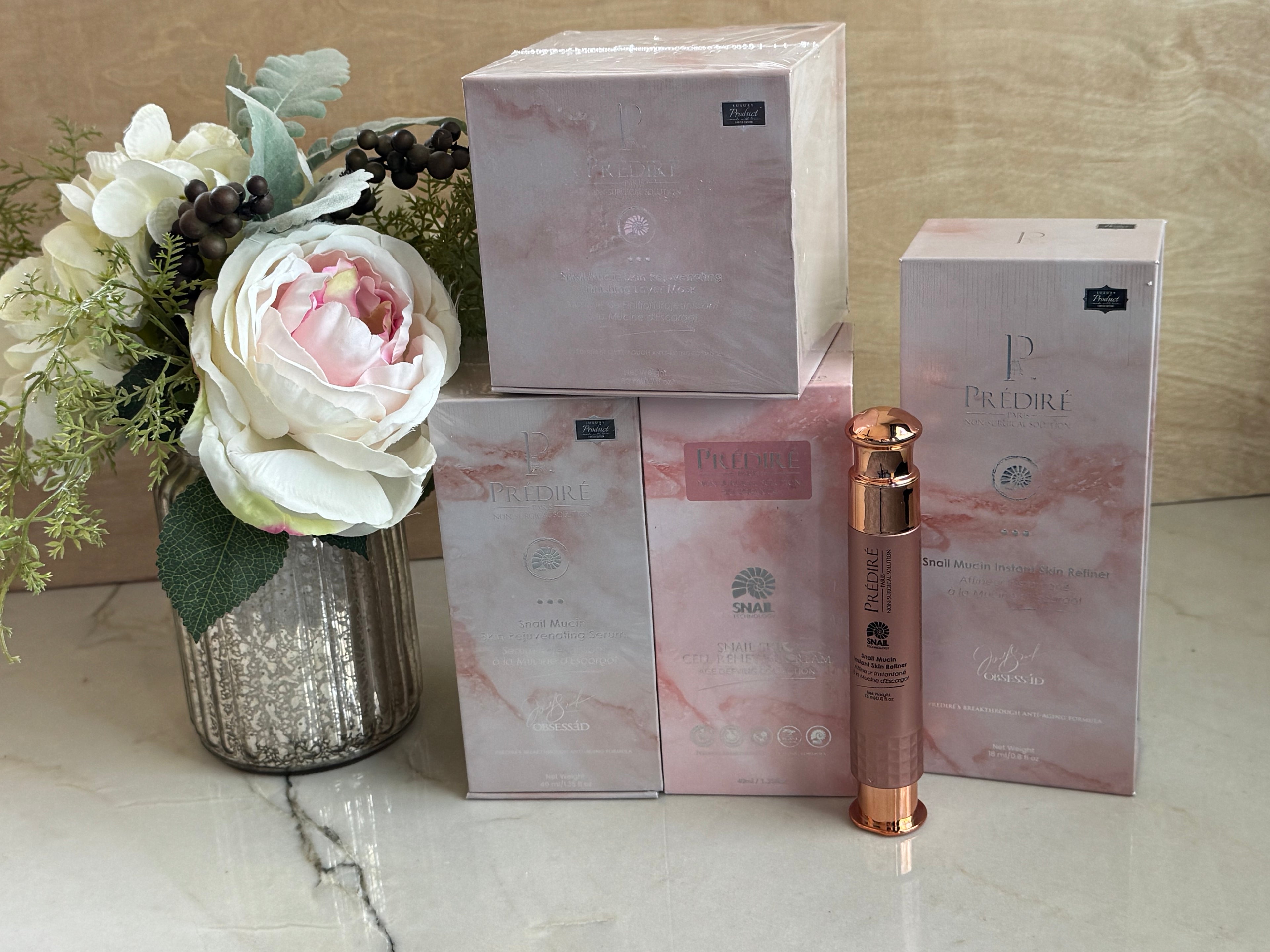 Snail Skin 4-Piece Advanced Renewal Facial collection