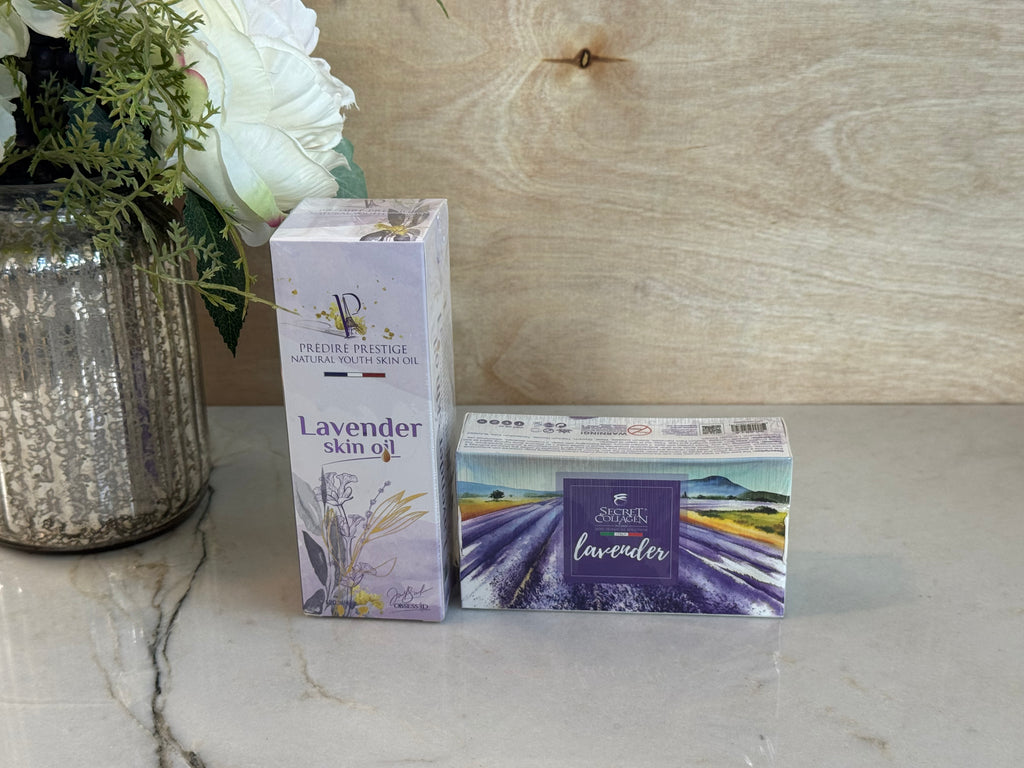 Lavender Self-Care Duo – Lavender Bar Soap & Lavender Nourishing Skin Oil