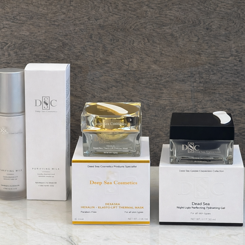 Deep Sea Cosmetics Luxury Skincare Trio Premium Anti-Aging & Hydration Bundle