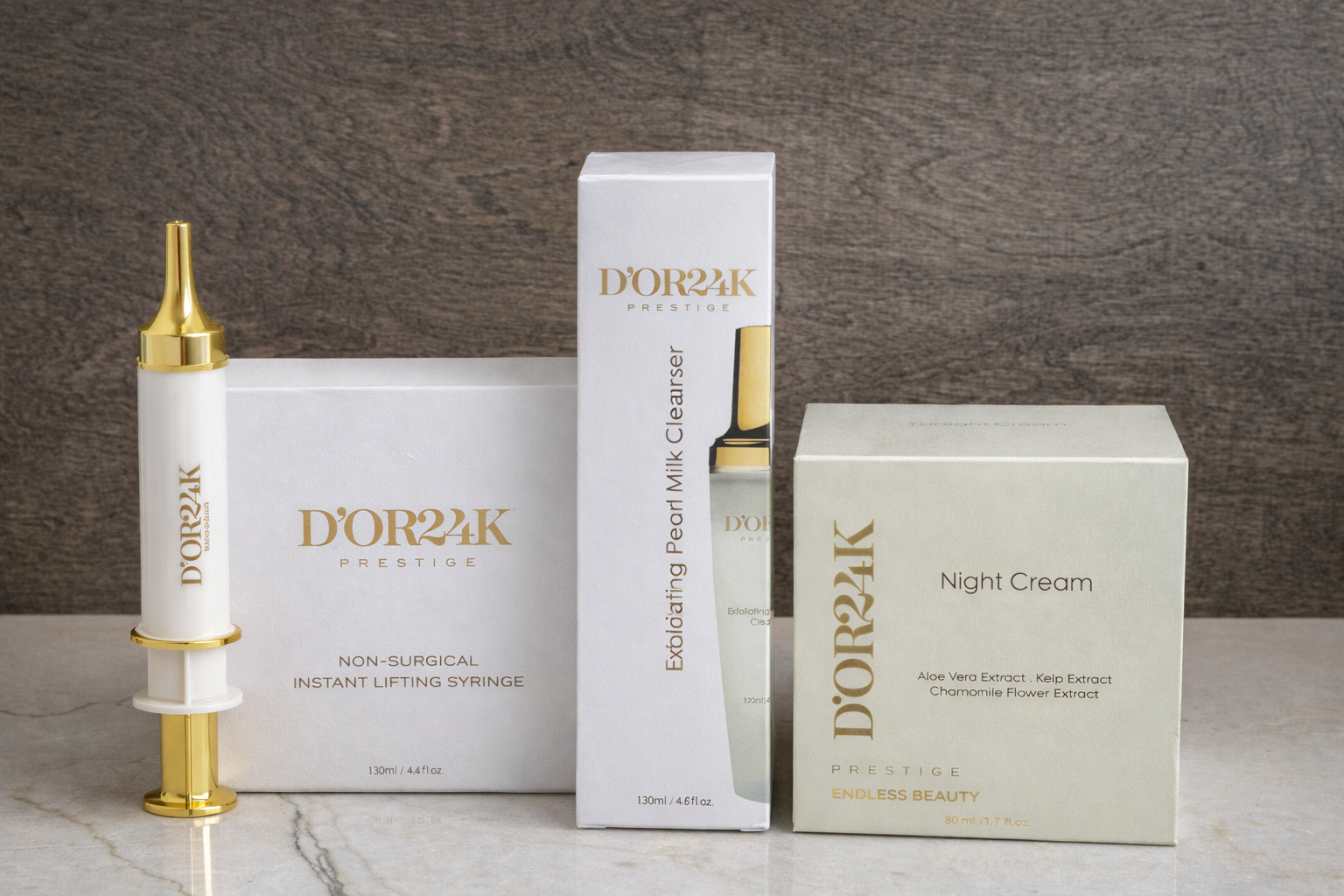 D’OR24K Prestige Luxury Skincare Bundle | Lift • Cleanse • Renew